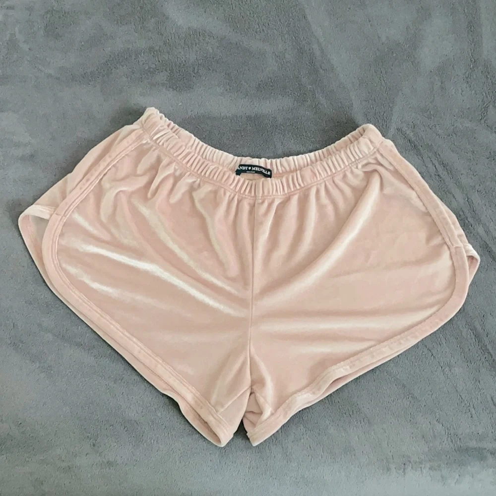 Brandy Melville velvet shorts - Picture 2 of 3
